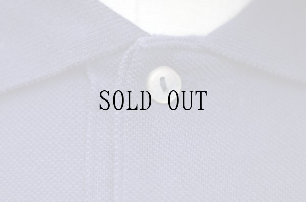 画像5: ”Lacoste” 無地 ネイビー 半袖 ポロシャツ ワンポイント刺繍[19956]