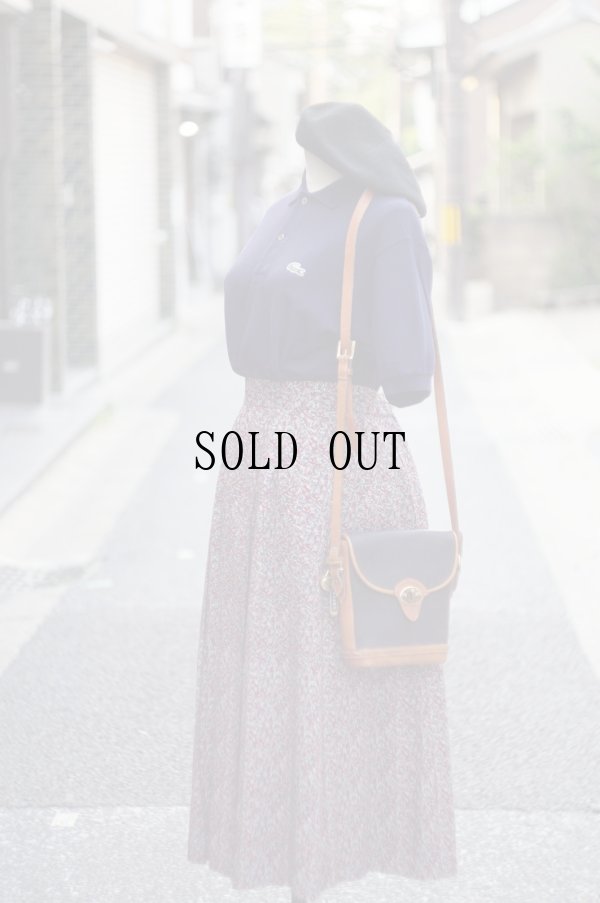 画像7: ”Lacoste” 無地 ネイビー 半袖 ポロシャツ ワンポイント刺繍[19956]