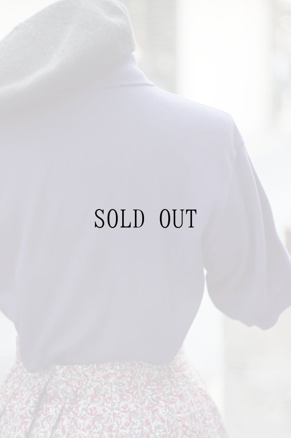 画像3: ”Lacoste” 無地 ネイビー 半袖 ポロシャツ ワンポイント刺繍[19956]