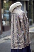画像13: "Victoria&Albert Museum" ウィリアムモリス あやめ柄  長袖 ブラウス オープンカラー[19962]