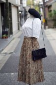 画像10: "Petitiour" 無地 白 コットン リネン 半袖 ブラウス 後ろ開きノーカラー 刺繍  [14114]