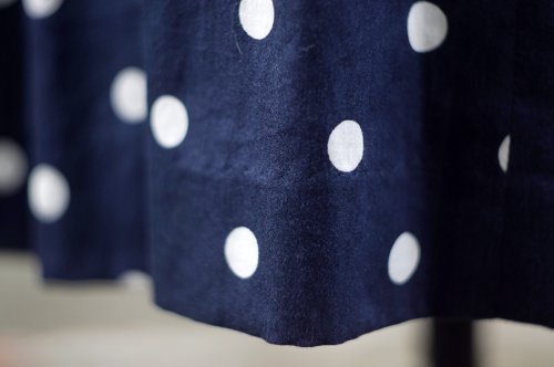 他の写真1: "Lulud Elegance" ネイビー×白 ブラウス&スカート ツーピース セットアップ[19969]