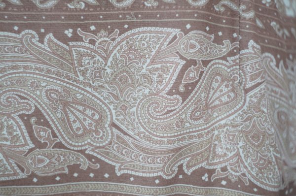 画像10: "Burberrys" エスニック 花柄 半袖 レーヨン レトロワンピース ノーカラー[19974]