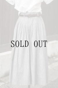 "NASTEEN" グレー フレア スカート w67cm[19987]