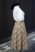 画像8: "Bashecing" 無地 白 コットン混 半袖 ブラウス フリル襟 パフスリーブ  刺繍   [19996]