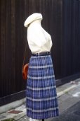 画像9: 無地 白 半袖 ブラウス ラウンドネック スカラップ 刺繍[19999]