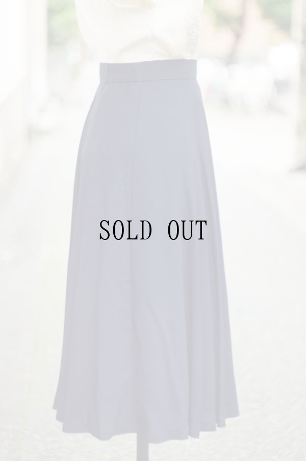 画像3: ネイビー スカート フレア プリーツ w64cm[20002]