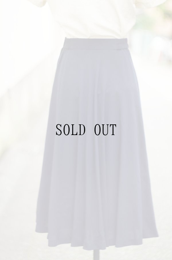 画像5: ネイビー スカート フレア プリーツ w64cm[20002]