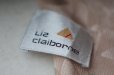 画像8: "Liz claiborne"  ベージュ系  五分袖 レトロワンピース ノーカラー パフスリーブ[20010]