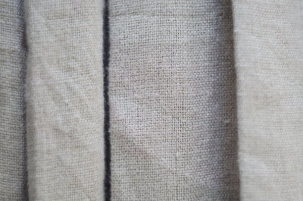 画像7: ”BASSET” ドイツ製 ベージュ  リネン 無地 チロルスカート フレア サイドボタン w70cm[20016]