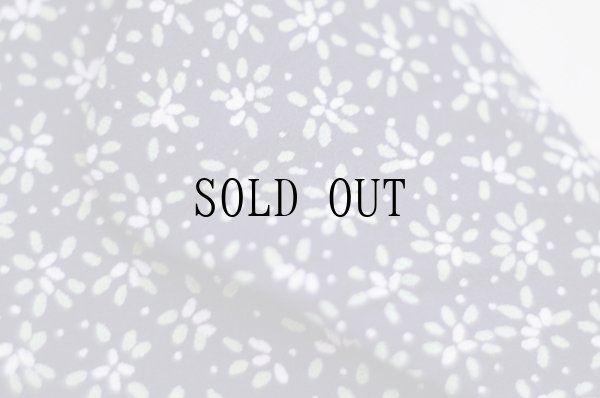 画像6: "Leslie Fay" US ネイビー系 花柄 半袖 レトロワンピース オープンカラー[20037]