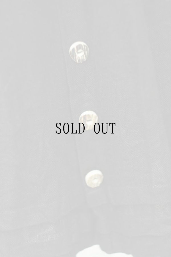 画像10: "BERWIN＆WOLEFl" EU 無地 ブラウン リネン フレア チロル スカート  w75cm[20043]