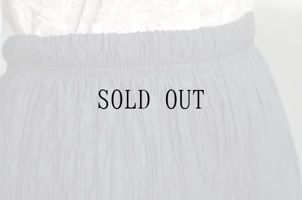 画像6: ”GEPETTO” US 無地 黒 パンツ プリーツ ウエストゴム  /w66cm [20055]