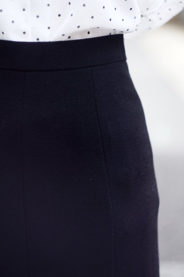 画像3: ”PARIS ELEGANCE” 黒 スカート マーメイド  w61cm[20060]