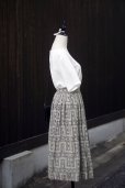 画像10: ”TOKYO STYLE” 幾何学模様 グレー フレアスカート w/65cm[20126]