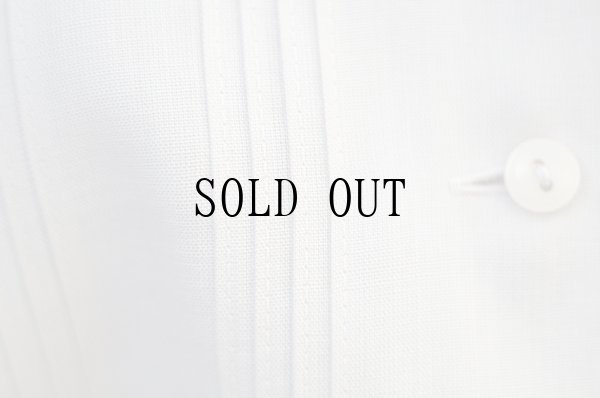 画像8: "SCHONMORE" 無地 ベージュ 半袖 ブラウス レギュラーカラー 二重襟 [20124]