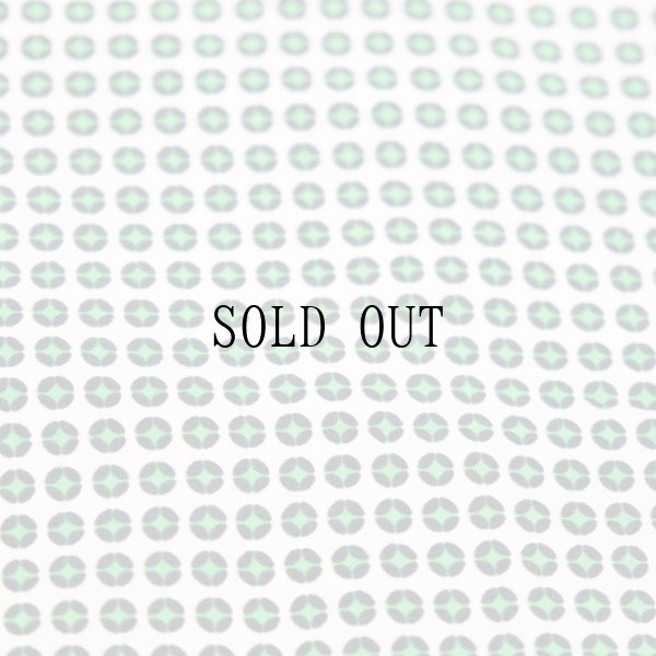 画像4: "Yves Saint Laurent イヴサンローラン" ブラウン グリーン系 ドット風柄 シルク スカーフ 76cm×76cm[20097]