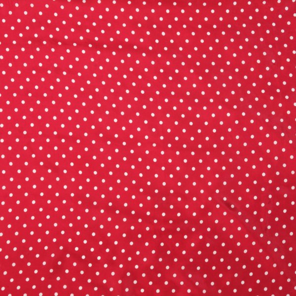 画像2: 赤×白 ドット シルク スカーフ 79cm×79cm[20086]