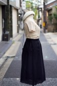 画像10: ”精三巧制” ベージュ コットン  サマーニット チャイナ カーディガン 手編み かぎ編み [20134]