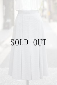 ハウンドトゥース柄 黒×白 フレア スカート w/72cm[20045]