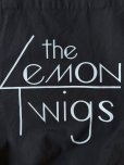 画像3: "The Lemon Twigs" バンド logo 黒 トートバッグ[20204] (3)