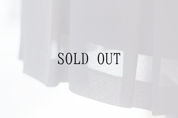 画像10: ”RECEPTION” 黒  無地 半袖 レトロワンピース スクエアネック カッティングレース [20152]