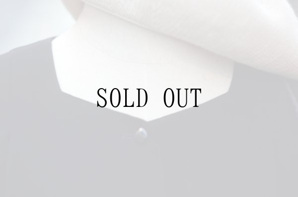 画像5: ”RECEPTION” 黒  無地 半袖 レトロワンピース スクエアネック カッティングレース [20152]