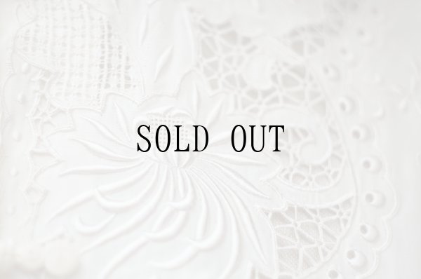 画像7: 無地 アイボリー シルク チャイナブラウス 半袖 チャイナボタン マオカラー  刺繍 [20222]