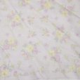 画像2: ピンク系 花柄 ミニスカーフ シルク 51cm×51cm[20178] (2)