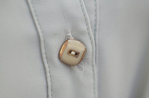 他の写真1: ”vivify” ミントグリーン系 無地 長袖 レトロワンピース レギュラーカラー ボウタイ ピンタック プリーツ[20229]