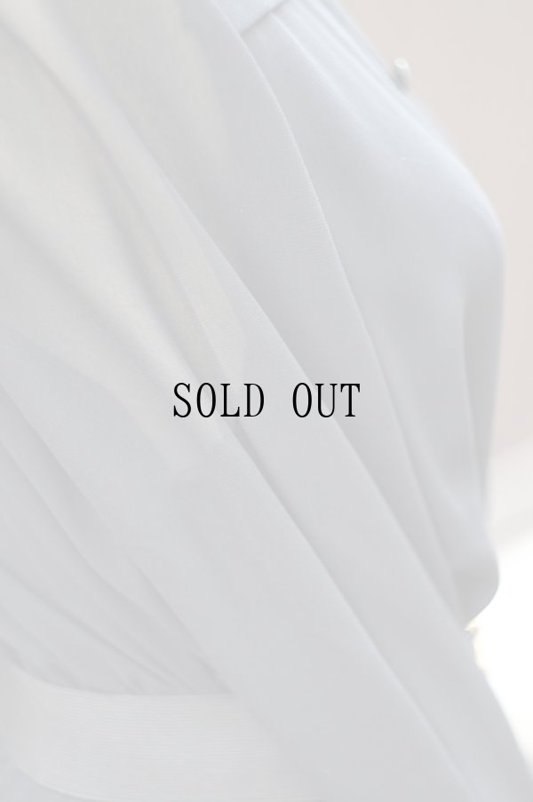 画像11: ”IginSibon” 黒系 無地 長袖 レトロワンピース プリーツ ウエストゴム[20196]