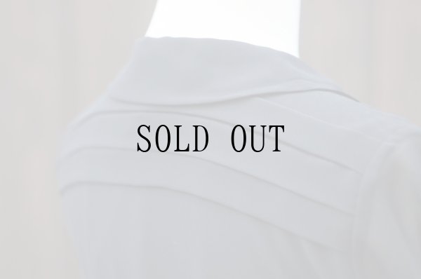 画像15: ”IginSibon” 黒系 無地 長袖 レトロワンピース プリーツ ウエストゴム[20196]