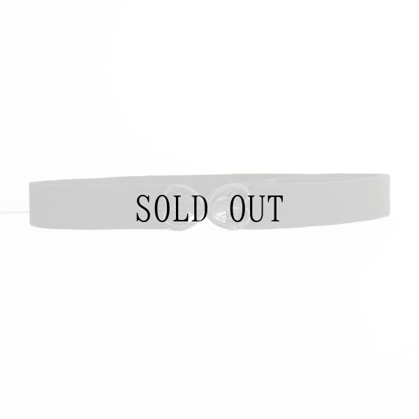 画像2: 無地 黒系 アンティークベルト[20257]