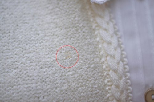 他の写真1: "RIOLOOP" 無地 アイボリー ベスト ラウンドネック 前開き ニット[20312]