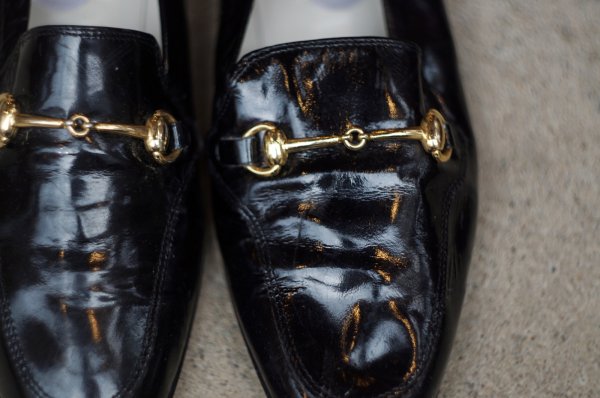 画像5: "BARRY"  黒 ビットローファー エナメル Sサイズ[20322]