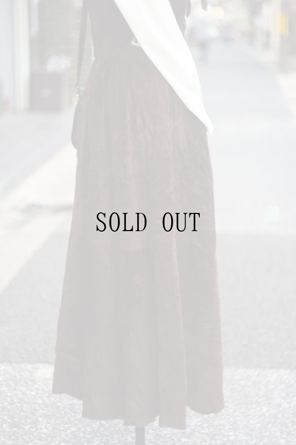 画像14: "C&A"ブラウン 無地  レザー チロル ジャンパースカート  装飾ボタン [20311]