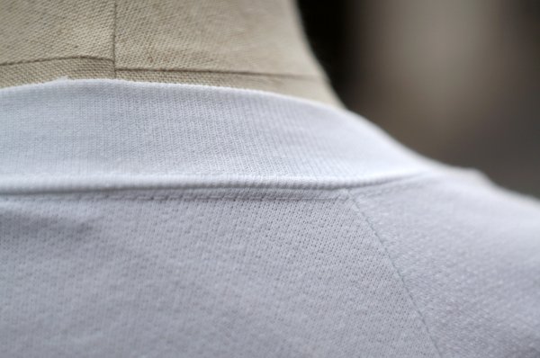 画像9: "Tee Jays" US製 デニムパッチワーク 白 スウェット トップス ラインストーン レース[20315]