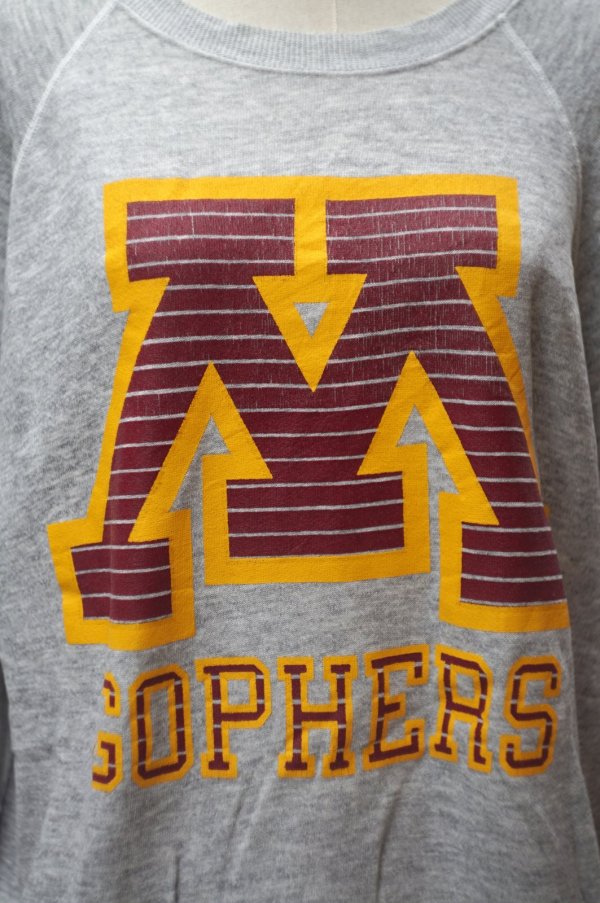 画像2: "Hanes" US製 グレー スウェット トップス ロゴ[20316]