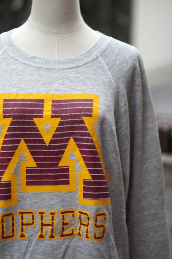 画像6: "Hanes" US製 グレー スウェット トップス ロゴ[20316]