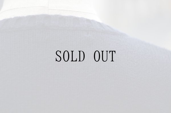 画像7: ”Polo Ralph lauren” ネイビー コットン 無地 ニット クルーネック[20337]