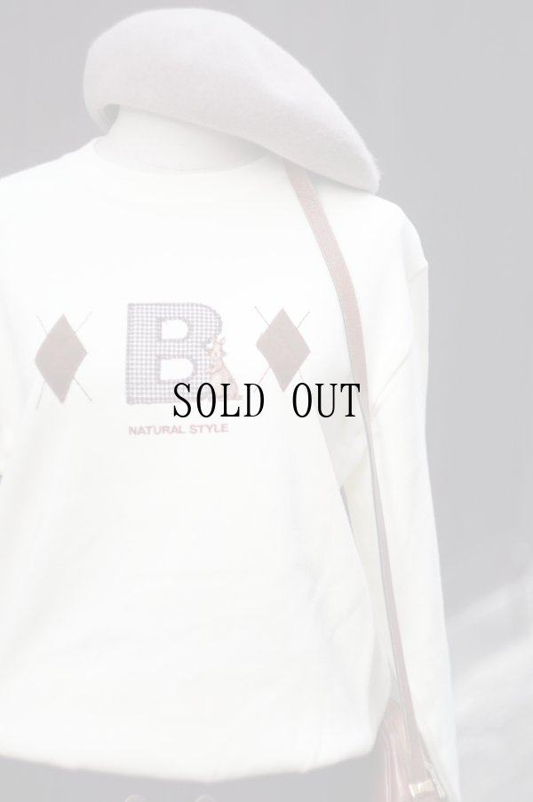 画像2: 白 うさぎ スウェット トップス [20361]