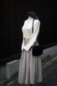 画像7: マルチカラー 小花柄 フレア スカート w65cm[20354]