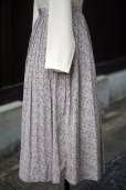 画像5: マルチカラー 小花柄 フレア スカート w65cm[20354]