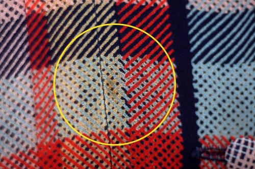 他の写真1: ”TOKYO BLOUSE” タータンチェック柄 マルチカラー 長袖 レトロワンピース スタンドカラー ベルト[20367]