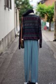 画像8: "OTTO collection" 無地 ブルー パンツ ウエストゴム  w75cm [20408]