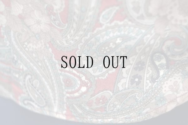 画像12: "S-d" ブラウン系  ペイズリー柄 コットン 長袖 ブラウス レギュラーカラー[20342]