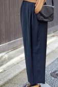 画像6: "AVUE" 無地 黒 パンツ  /w72cm [20410]