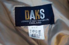 他の写真1: "DAKS" チェック柄 ウール混 ベージュ×黒 スカート フレア w65cm[20421]