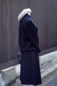 画像9: ”ROGICA ”無地 黒 ウール混 ニット カーディガン ケーブル編み[20413]