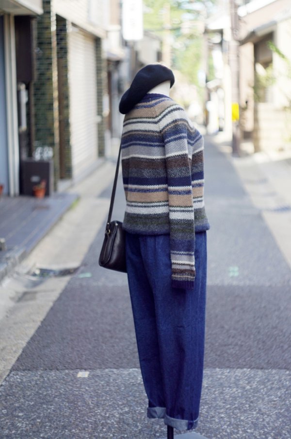 画像10: "hobiller" 無地  コットン デニム パンツ /w70cm [20418]